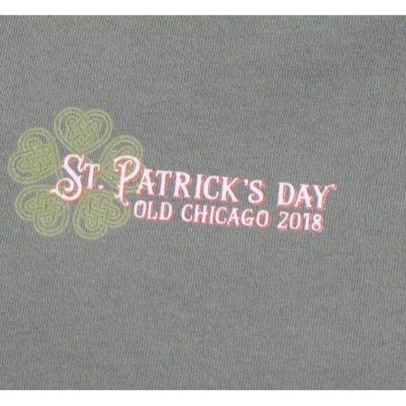 Gildan 2XL Green St. Patricks Day 2018 Irish At Heart T-Shirt Heavy Cotton Old C - Picture 2 of 6